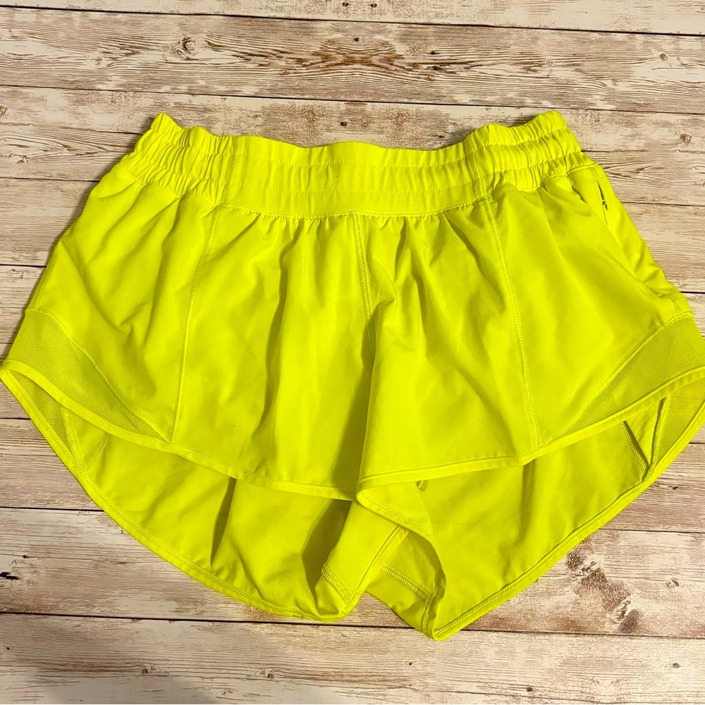 Highlighter Yellow - 2.5 Inch, Low-Rise Hotty Hot Shorts